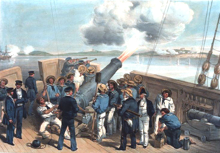 Bomarsund Bombarded 2 8-15-1854